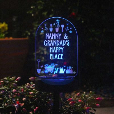 (image for) Personalised Vegetable Patch Outdoor Solar Light