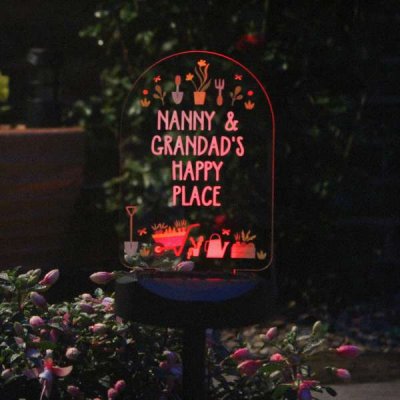 (image for) Personalised Vegetable Patch Outdoor Solar Light