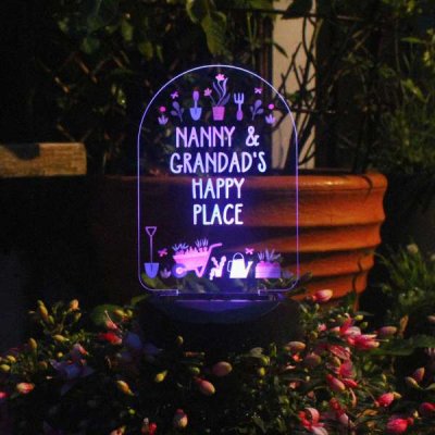 (image for) Personalised Vegetable Patch Outdoor Solar Light