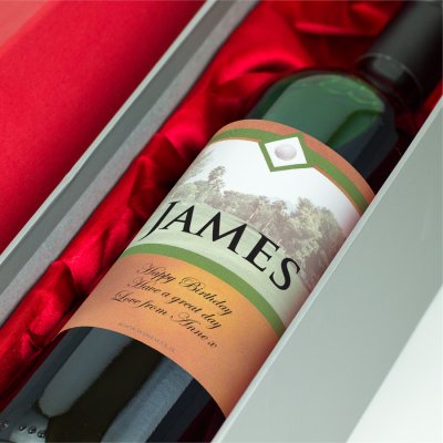 (image for) Golf Personalised Birthday Gift Labelled Wine