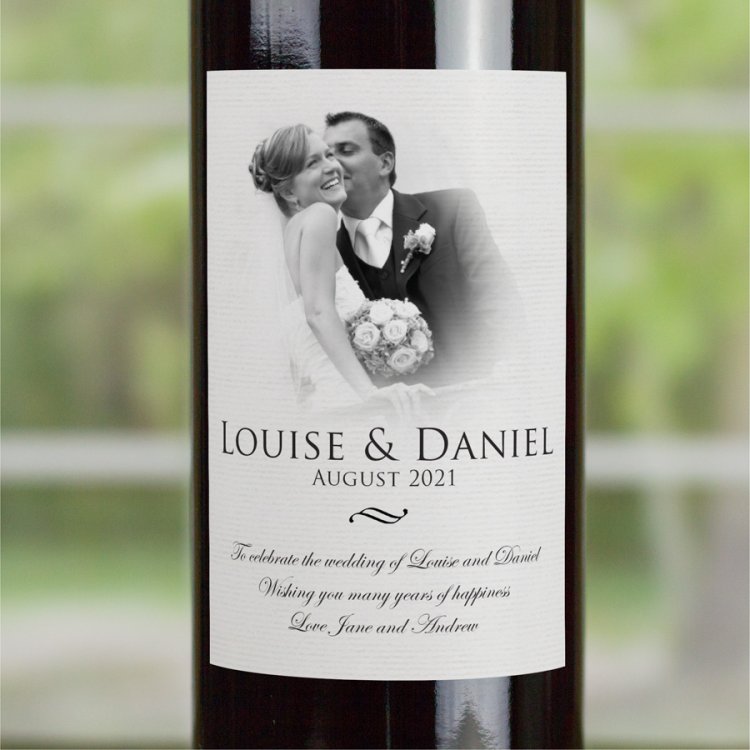 (image for) Your Wedding Personalised Wedding Labelled Wine - Click Image to Close