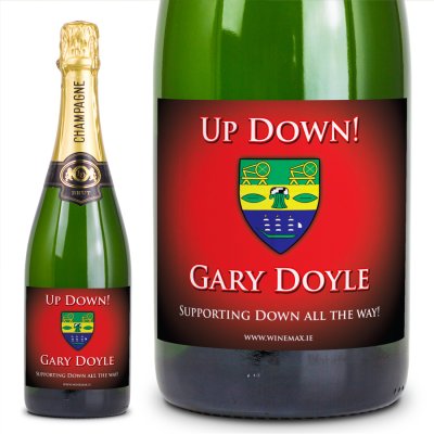 (image for) Down GAA Personalised Gift Champagne