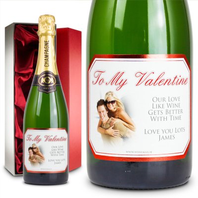 (image for) Romantic Champagne Gift Valentines & Gift Box