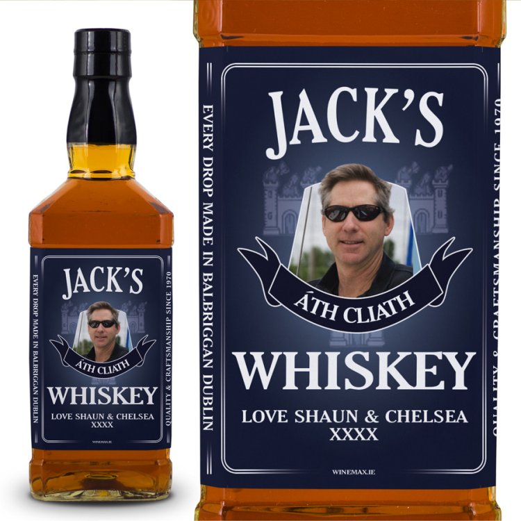 (image for) Dublin GAA Personalised American Whiskey Gift - Click Image to Close