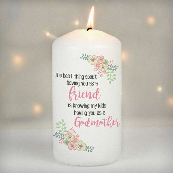 Modal Additional Images for Personalised The Best Thing Pillar Candle