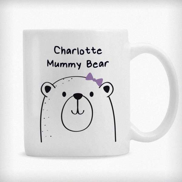 Modal Additional Images for Personalised Mummy Bear Mug