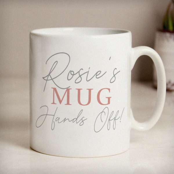 (image for) Personalised Grey & Blush Mug