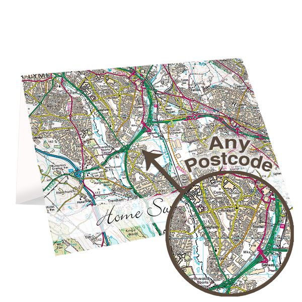 Modal Additional Images for Personalised Present Day Map Card