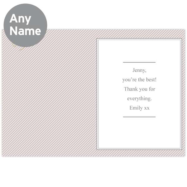 Modal Additional Images for Personalised I Am Glad... Godmother Card