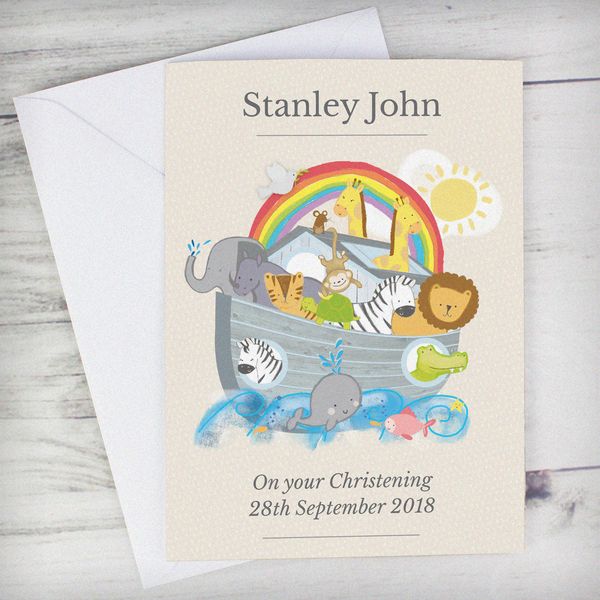 (image for) Personalised Noah's Ark Card