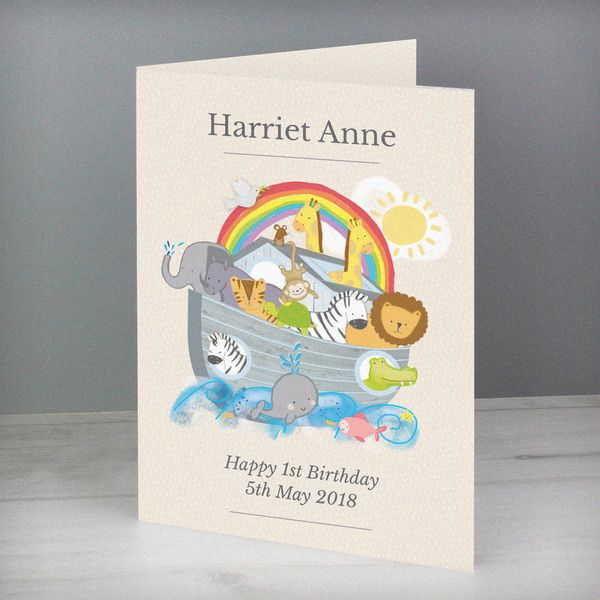 Modal Additional Images for Personalised Noah's Ark Card