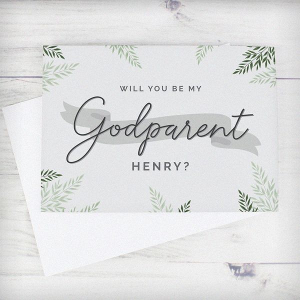 Modal Additional Images for Personalised Godparent Card