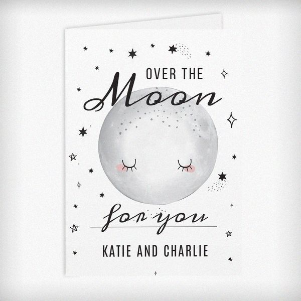 Modal Additional Images for Personalised Over The Moon Card