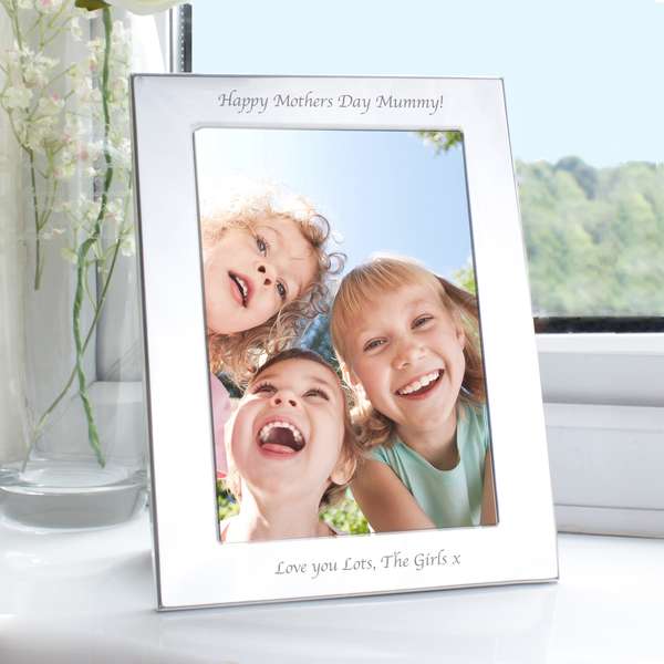 (image for) Personalised Silver 5x7 Photo Frame