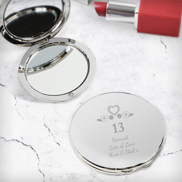 (image for) Personalised Birthday Craft Compact Mirror