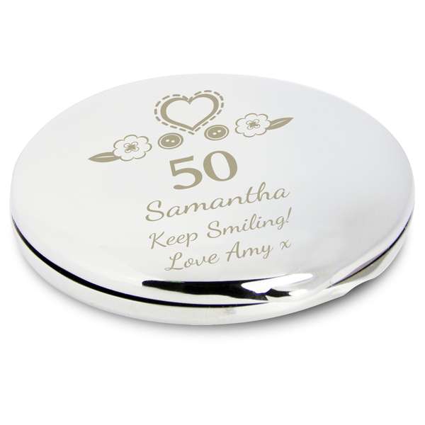 Modal Additional Images for Personalised Birthday Craft Compact Mirror