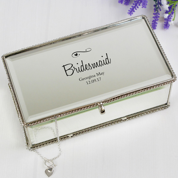 Modal Additional Images for Personalised Swirls & Hearts Mirrored Jewellery Box