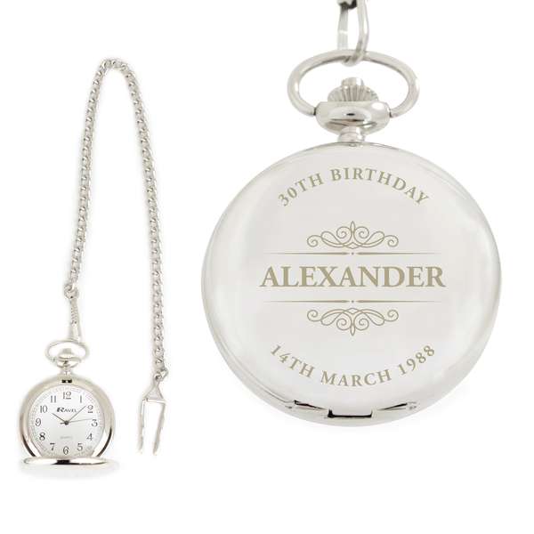 Modal Additional Images for Personalised Classic Pocket Fob Watch