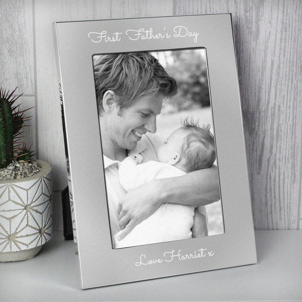 (image for) Personalised Free Text 7 x 5 Silver Photo Frame