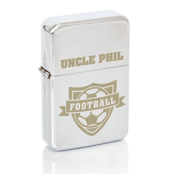 Modal Additional Images for Personalised Football Lighter