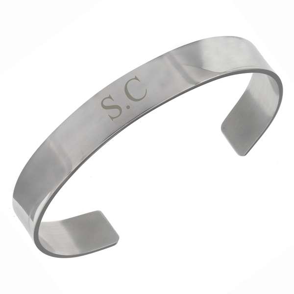 Modal Additional Images for Personalised Initial Stainless Steel Bangle