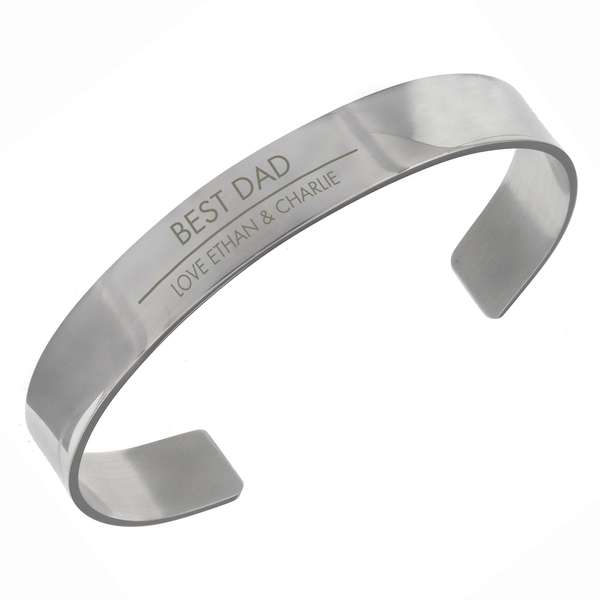 Modal Additional Images for Personalised Classic Stainless Steel Bangle