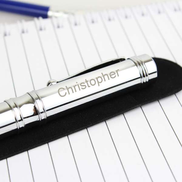 Modal Additional Images for Personalised Classic Pen and Pouch Set