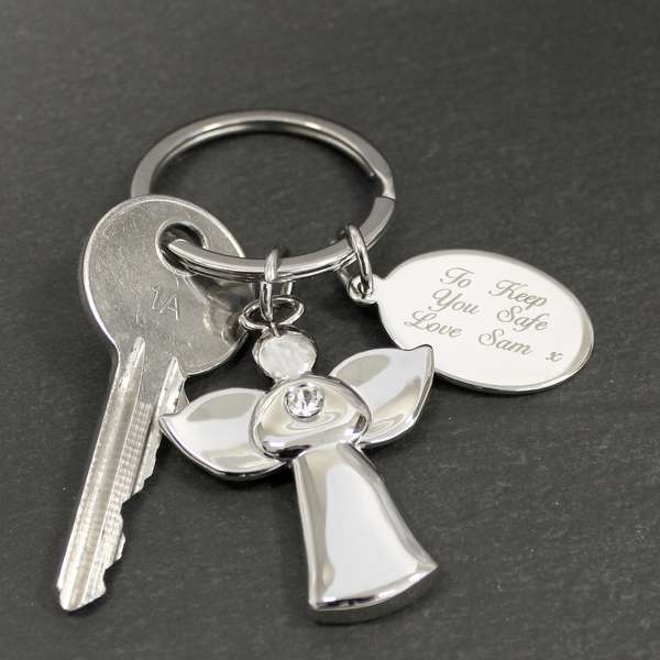 (image for) Personalised Angel Keyring