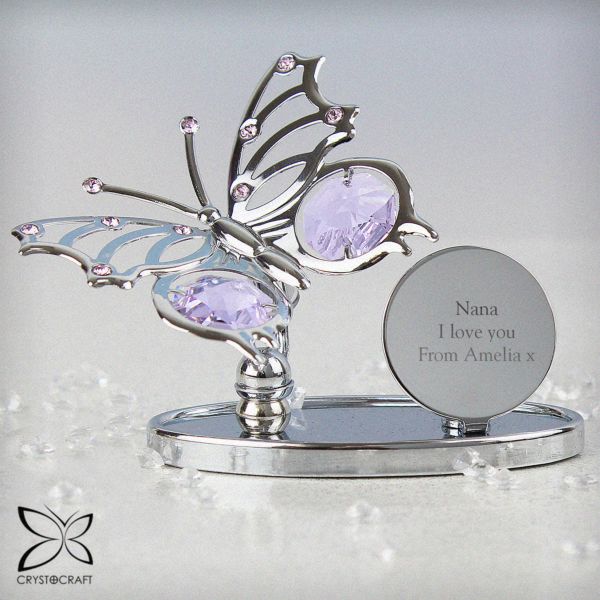 Modal Additional Images for Personalised Crystocraft Butterfly Ornament