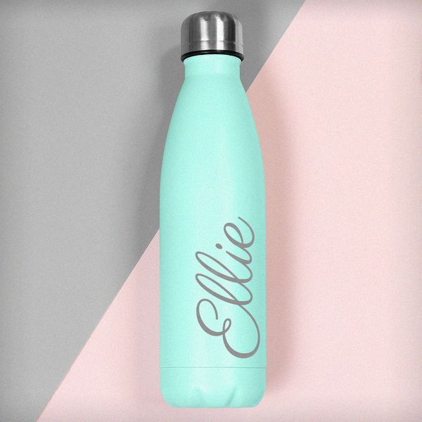 Modal Additional Images for Personalised Mint Green Metal Insulated Drinks Bottle