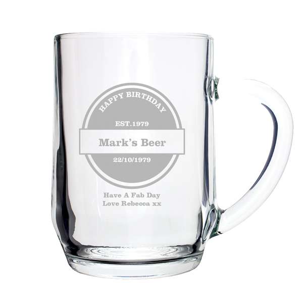 Modal Additional Images for Personalised Established Beer Label Tankard