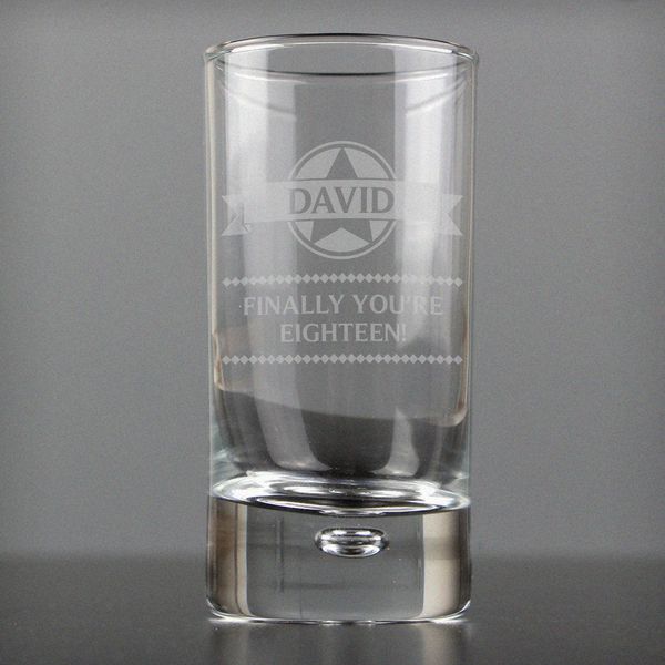 Modal Additional Images for Personalised Diamond Bubble Shot Glass