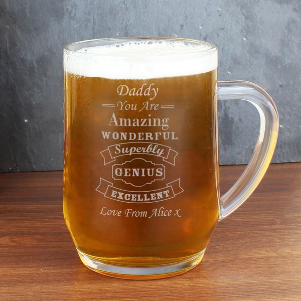 (image for) Personalised Vintage Typography Tankard