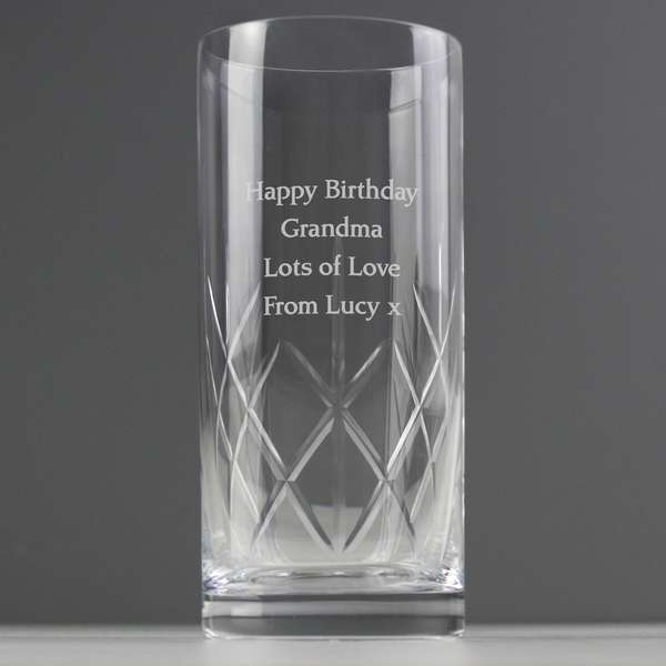 (image for) Personalised Crystal Hi Ball Glass