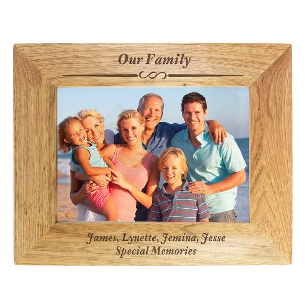 Modal Additional Images for Personalised Formal 5x7 Wooden Photo Frame