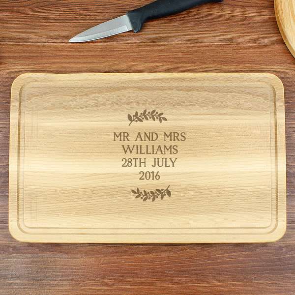 Modal Additional Images for Personalised Wreath Chopping Board