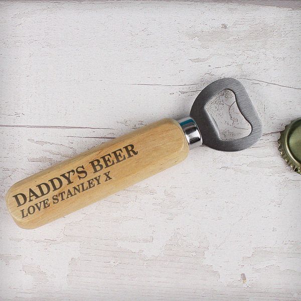 (image for) Personalised Wooden Bottle Opener