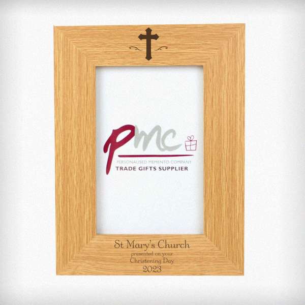 (image for) Bespoke Design Oak 6x4 Portrait Frame