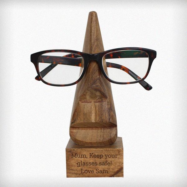 Modal Additional Images for Personalised Wooden Nose-Shaped Glasses Holder