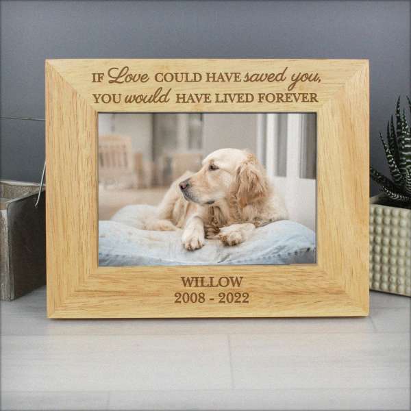 (image for) Personalised Pet Memorial 5x7 Photo Frame