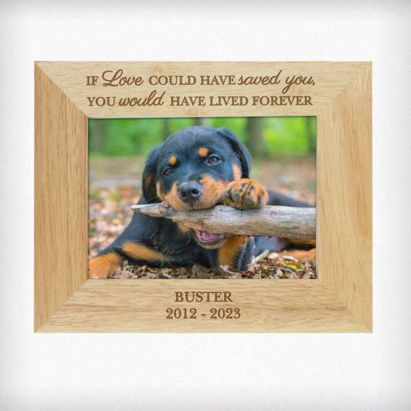 Modal Additional Images for Personalised Pet Memorial 5x7 Photo Frame