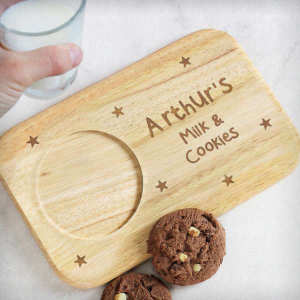 (image for) Personalised Stars Wooden Coaster Tray