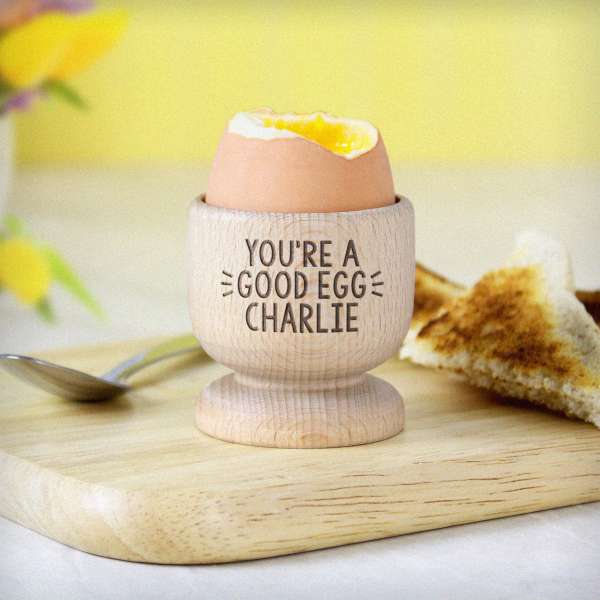 (image for) Personalised Wooden Egg Cup