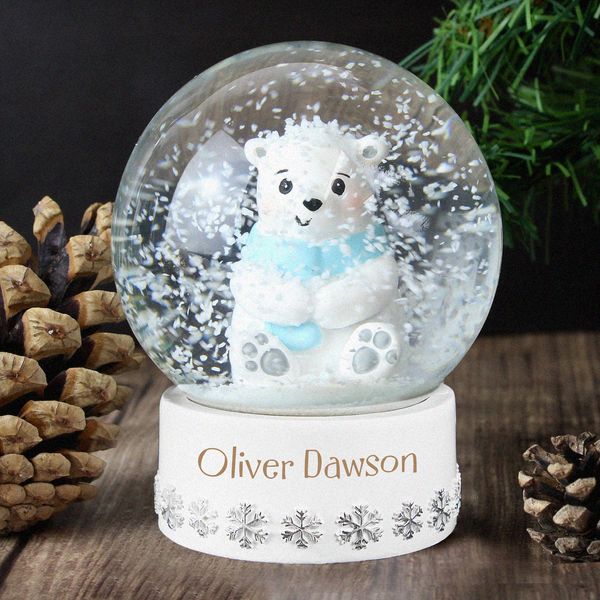 (image for) Polar Bear Personalised Snow Globe