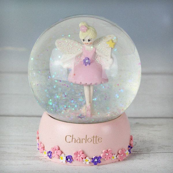 (image for) Personalised Fairy Any Name Snow Globe