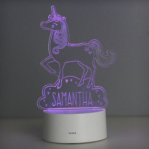 Modal Additional Images for Personalised Unicorn LED Colour Changing Night Light