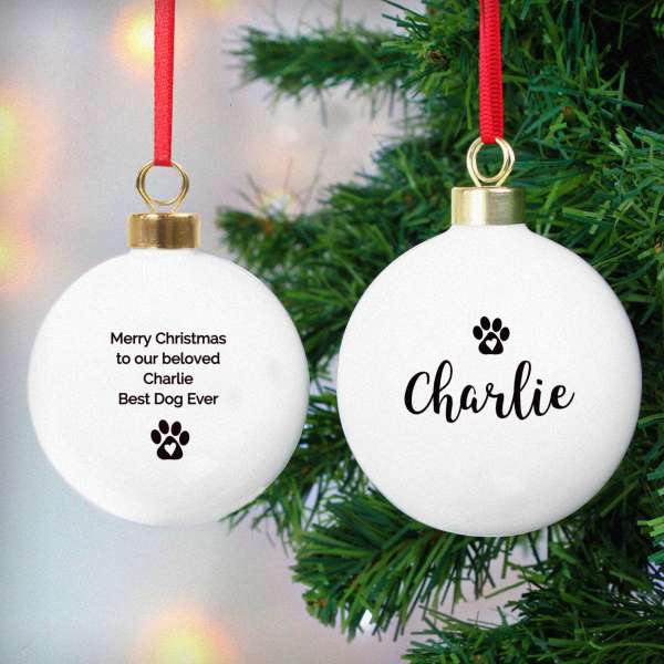 Modal Additional Images for Personalised Pet Bauble