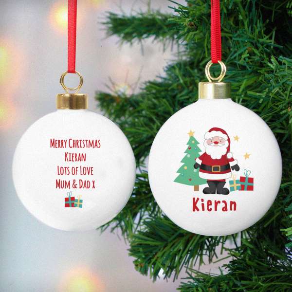 (image for) Personalised Santa Bauble