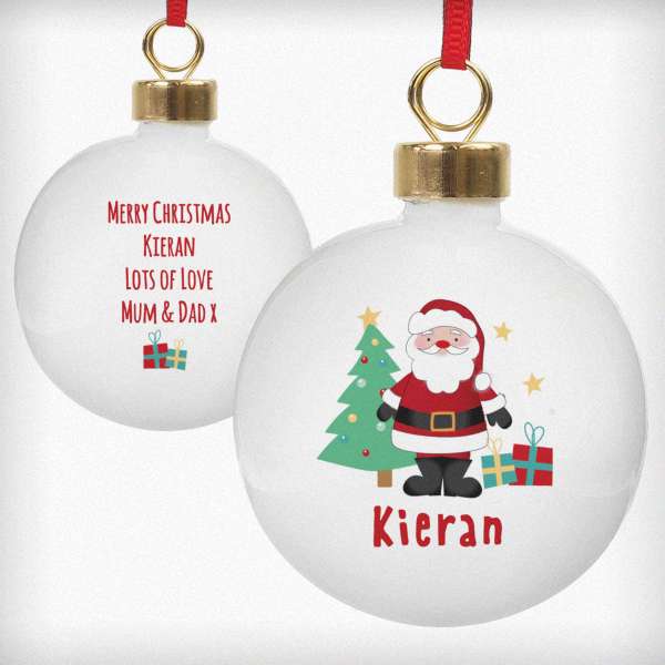 Modal Additional Images for Personalised Santa Bauble