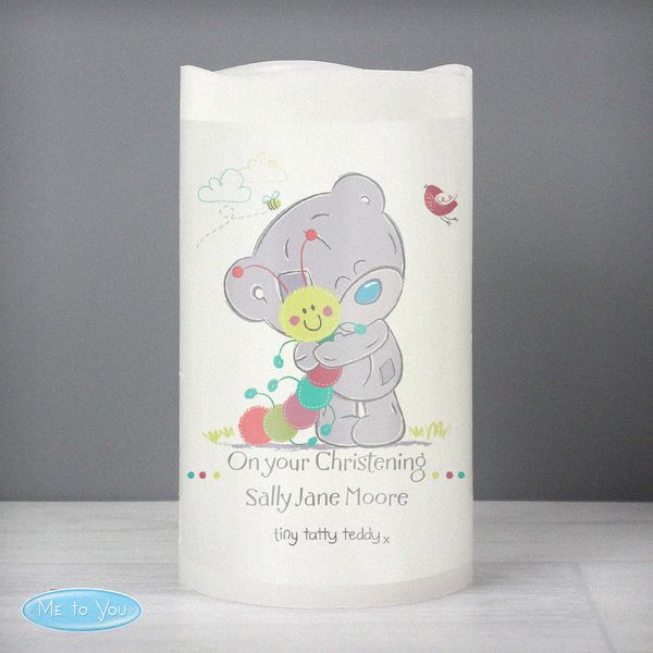 (image for) Personalised Tiny Tatty Teddy Cuddle Bug Nightlight LED Candle